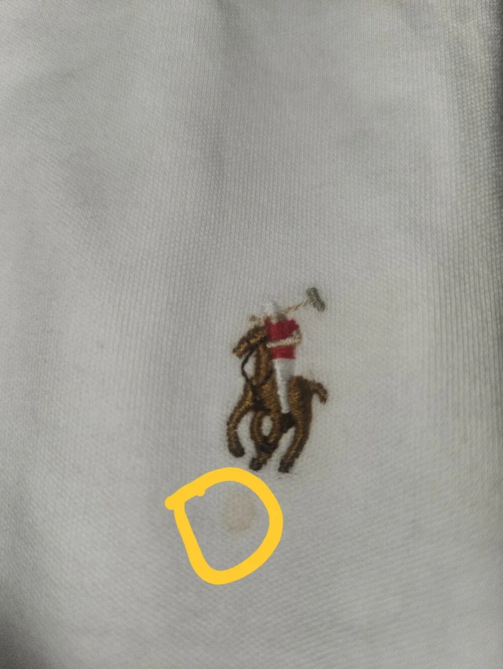Ralph Lauren Embroidered Polo One-Piece  Baby Boy 9 Months Read Description